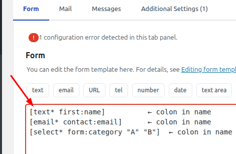 Configuration Error: Colons Used in Form-Tag Names