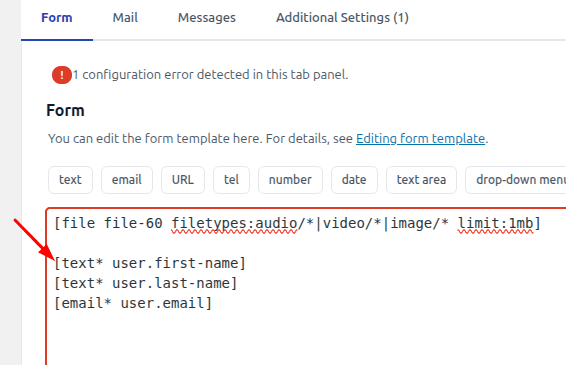 Configuration Error: Dots Used in Form-Tag Names
