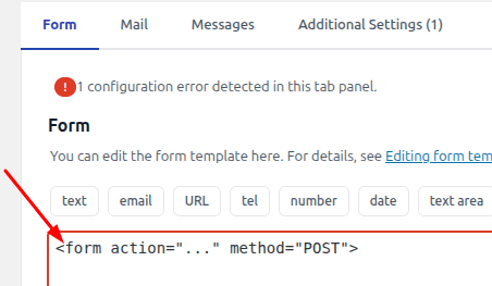 Configuration Error: Unavailable HTML Elements in Form Template