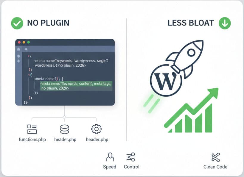 How to Add Meta Keywords in WordPress Without Plugin: Complete Guide 2026
