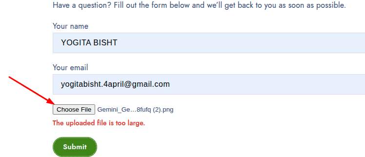 Configuration Error: Total Attachment Size Is Too Large
